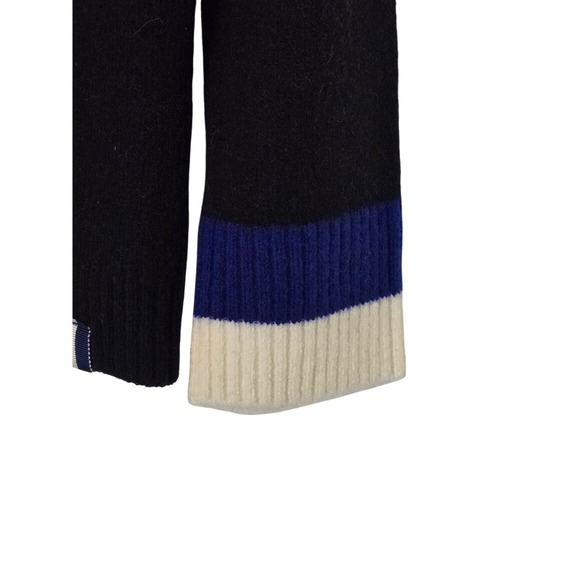 Court‎ and Rowe Cardigan Knit Wool Blend Black Blue Quiet Luxury Minimalist S - Picture 7 of 10
